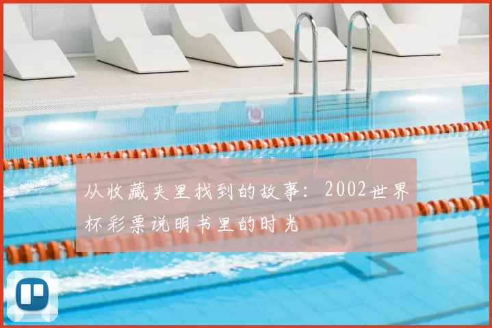 从收藏夹里找到的故事：2002世界杯彩票说明书里的时光