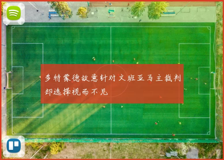 多特蒙德故意针对文班亚马主裁判却选择视而不见