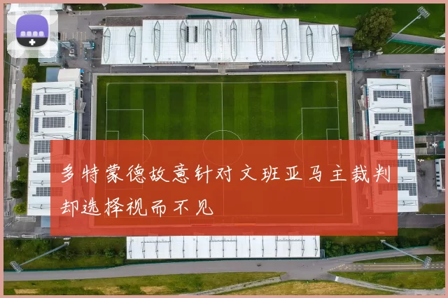 多特蒙德故意针对文班亚马主裁判却选择视而不见